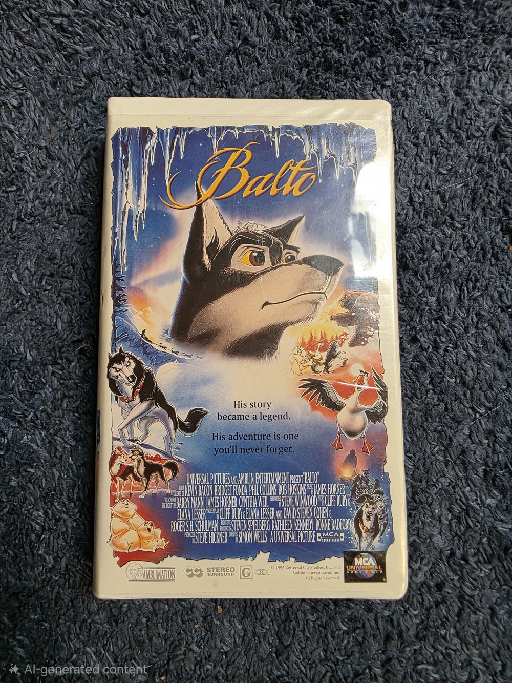 Balto VHS from 1995 or 1996